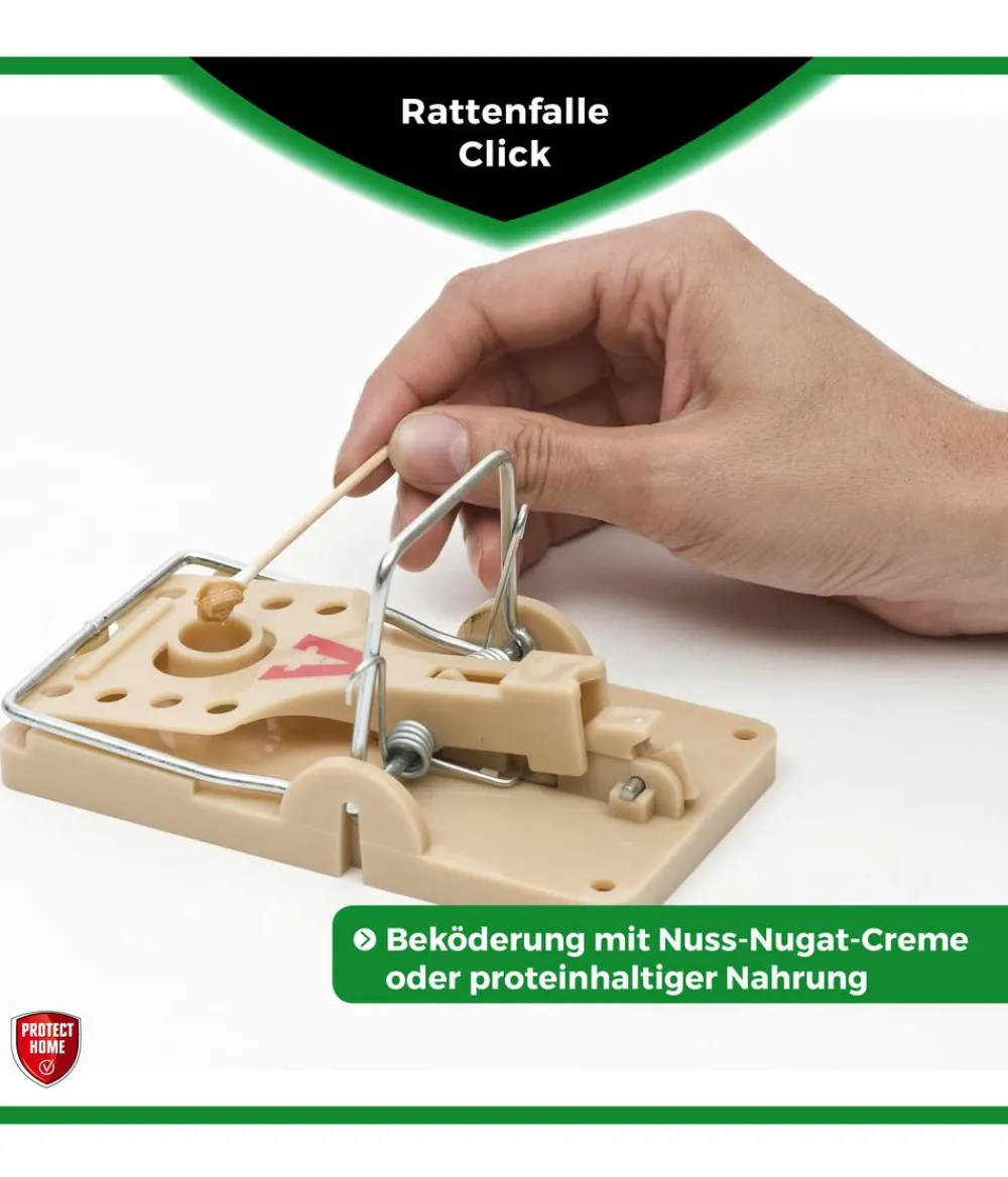 PROTECT HOME Rattenfalle Click, 2 Stk. Dunkelgrau Online