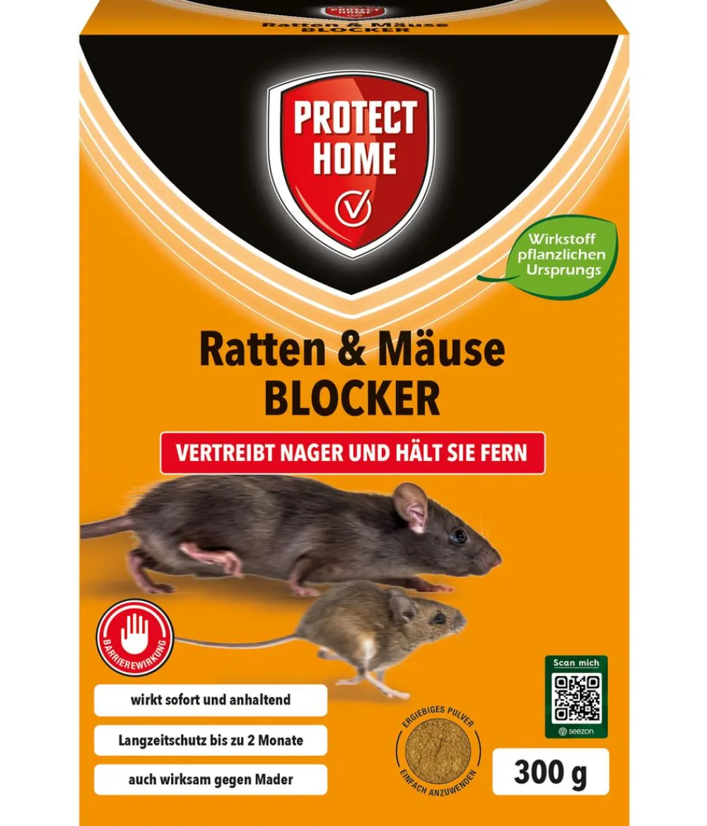 PROTECT HOME Schädlingsbekämpfungsmittel > Ratten und Mäuse Blocker, 300 g