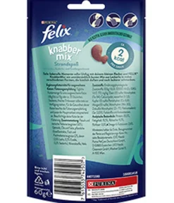 PURINA felix® Katzensnack KnabberMix Strandspaß, 8 x 60 g Outlet