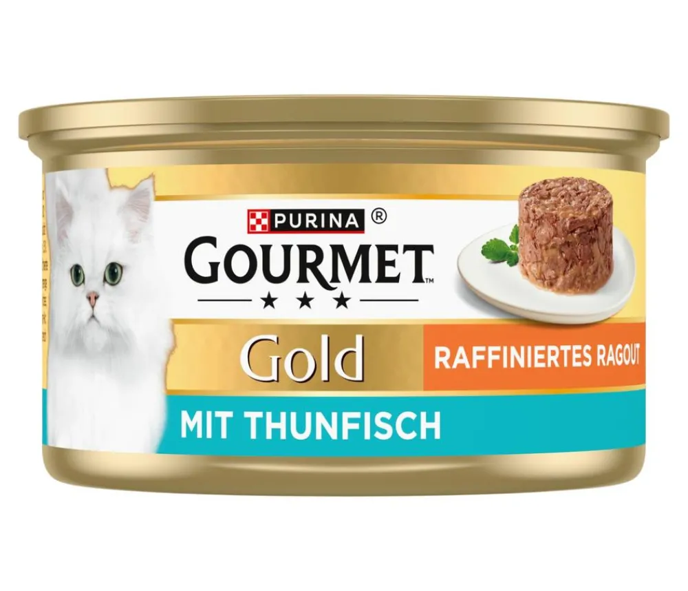 PURINA GOURMET™ Gold Nassfutter für Katzen Raffiniertes Ragout Adult, 12 x 85 g Online