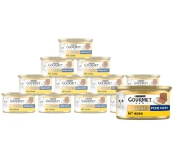 PURINA GOURMET™ Nassfutter Katze > Gold Nassfutter für Katzen Feine Pastete Adult, 12 x 85 g