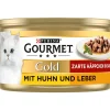 PURINA GOURMET™ Nassfutter Katze > Gold Nassfutter für Katzen Zarte Häppchen Adult, 12 x 85 g