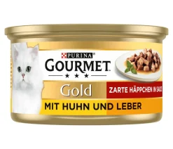 PURINA GOURMET™ Nassfutter Katze > Gold Nassfutter für Katzen Zarte Häppchen Adult, 12 x 85 g