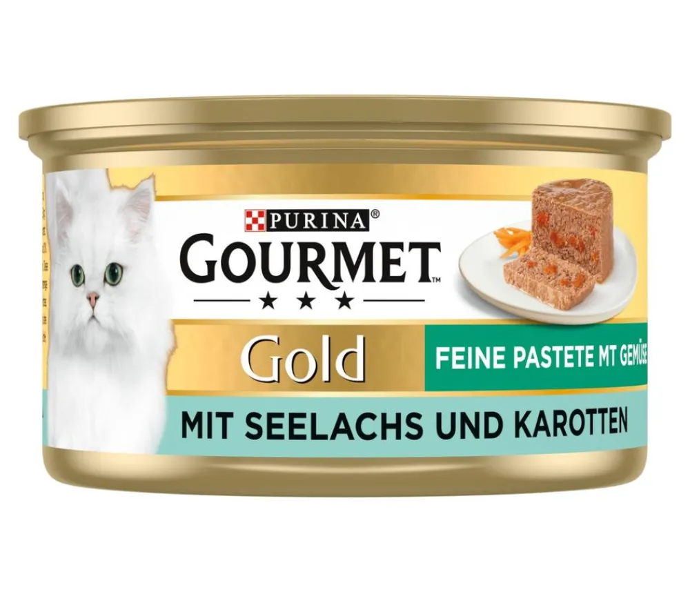 PURINA GOURMET™ Gold Nassfutter für Katzen Feine Pastete Adult, 12 x 85 g Best