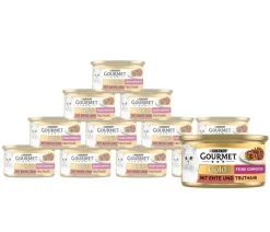 PURINA GOURMET™ Gold Nassfutter für Katzen Feine Komposition Adult, 12 x 85 g Sale