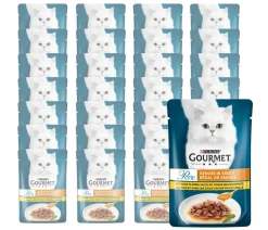 PURINA GOURMET™ Nassfutter für Katzen Perle Genuss in Sauce, 26 x 85 g New