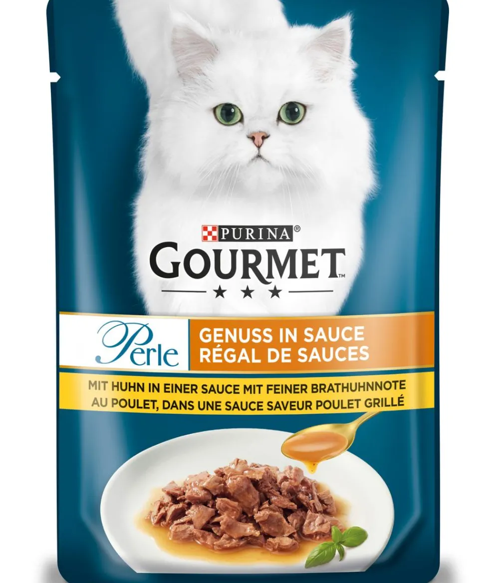 PURINA GOURMET™ Nassfutter für Katzen Perle Genuss in Sauce, 26 x 85 g New