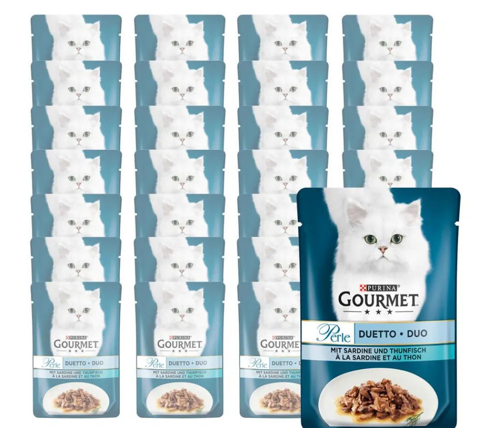 PURINA GOURMET™ Nassfutter für Katzen Perle Duetto, 26 x 85 g Online