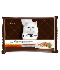 PURINA GOURMET™ Nassfutter Katze > Nassfutter für Katzen A la Carte Rezepte des Küchenchefs, 4 x 85 g