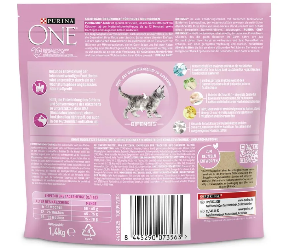 PURINA® ONE PURINA ONE® Trockenfutter für Katzen Junior, Huhn Online
