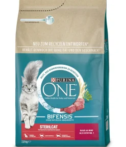 PURINA® ONE Trockenfutter Katze > PURINA ONE® Trockenfutter für Katzen Sterilcat, Adult, Rind
