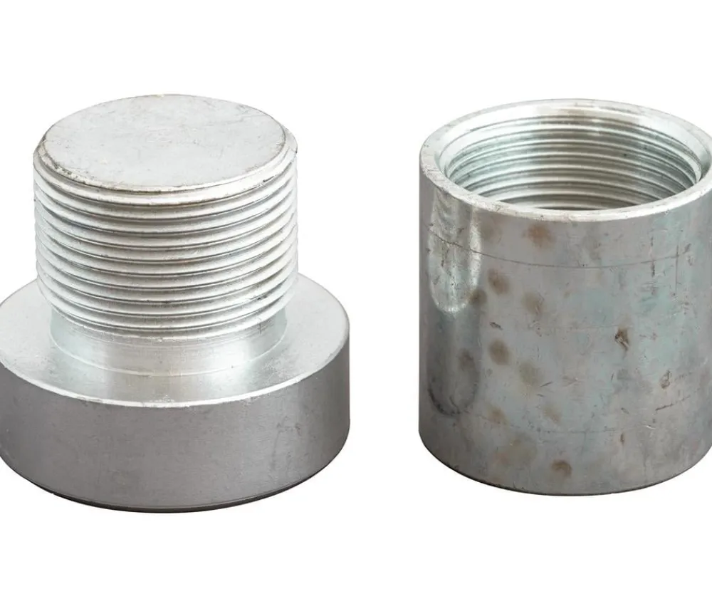Puteus Schlagkopf mit Muffe Silber Clearance