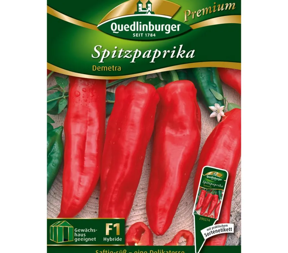 Quedlinburger Quedlinbruger Spitzpaprika 'Demetra' New