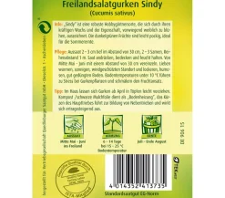 Quedlinburger Gemüsesamen - Samen Freilandsalatgurke 'Sindy'