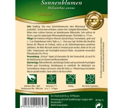 Quedlinburger Blumensamen - Samen Sonnenblume 'Eversun' Gelb