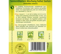 Quedlinburger Blumensamen > Samen Sonnenblumen 'Mischung hoher Sorten'