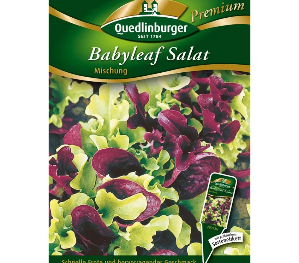 Quedlinburger Gemüsesamen - Quedlingburger Samen Salat 'Babyleaf'