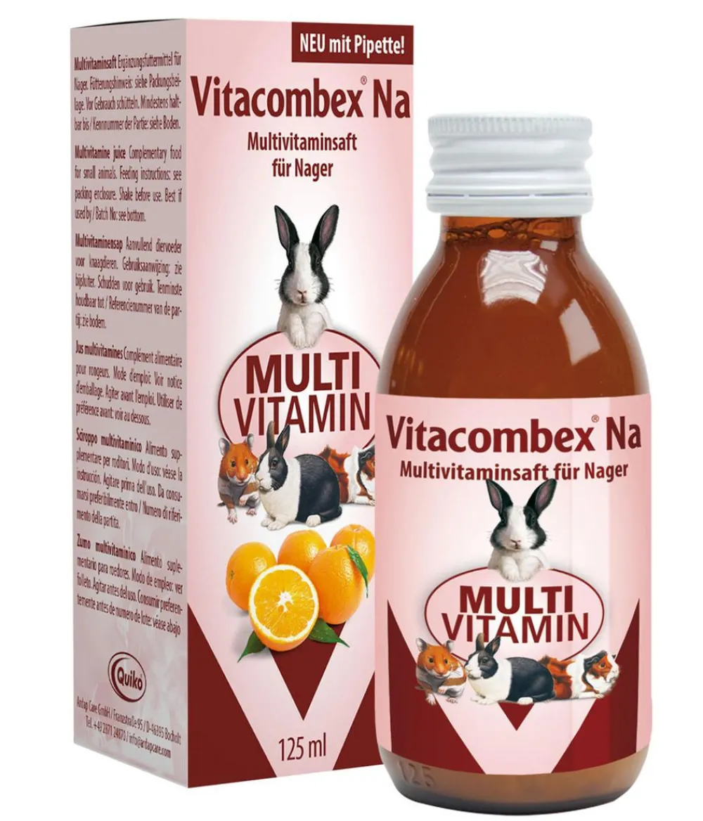 Quiko® Nahrungsergänzung Für Tiere|Nahrungsergänzung Kleintiere > Ergänzungsfutter für Nager Multivitaminsaft Vitacombex® Na
