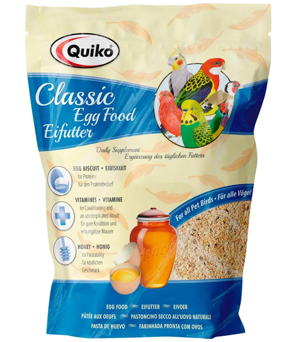 Quiko® Vogelfutter & Snacks > Ergänzungsfutter für Ziervögel Classic Eifutter