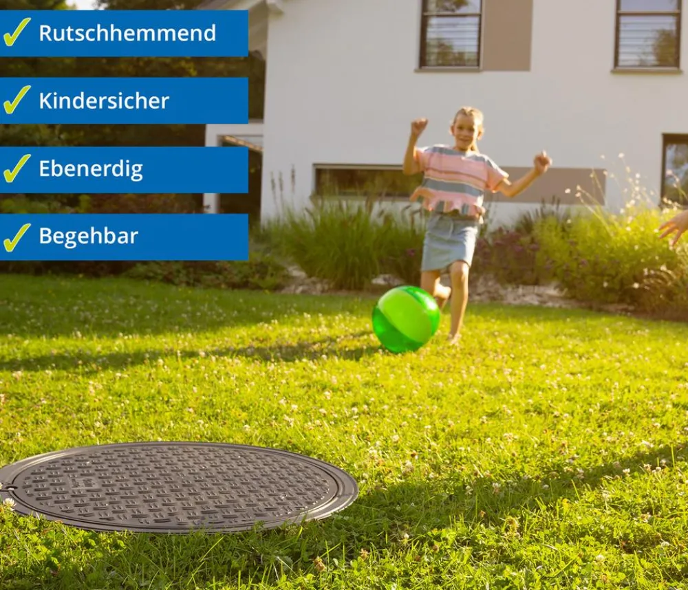 4rain Regentonnen & Zisternen - Flachtank Flat M Blau