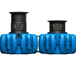 4rain Regentonnen & Zisternen - Flachtank Flat M Blau