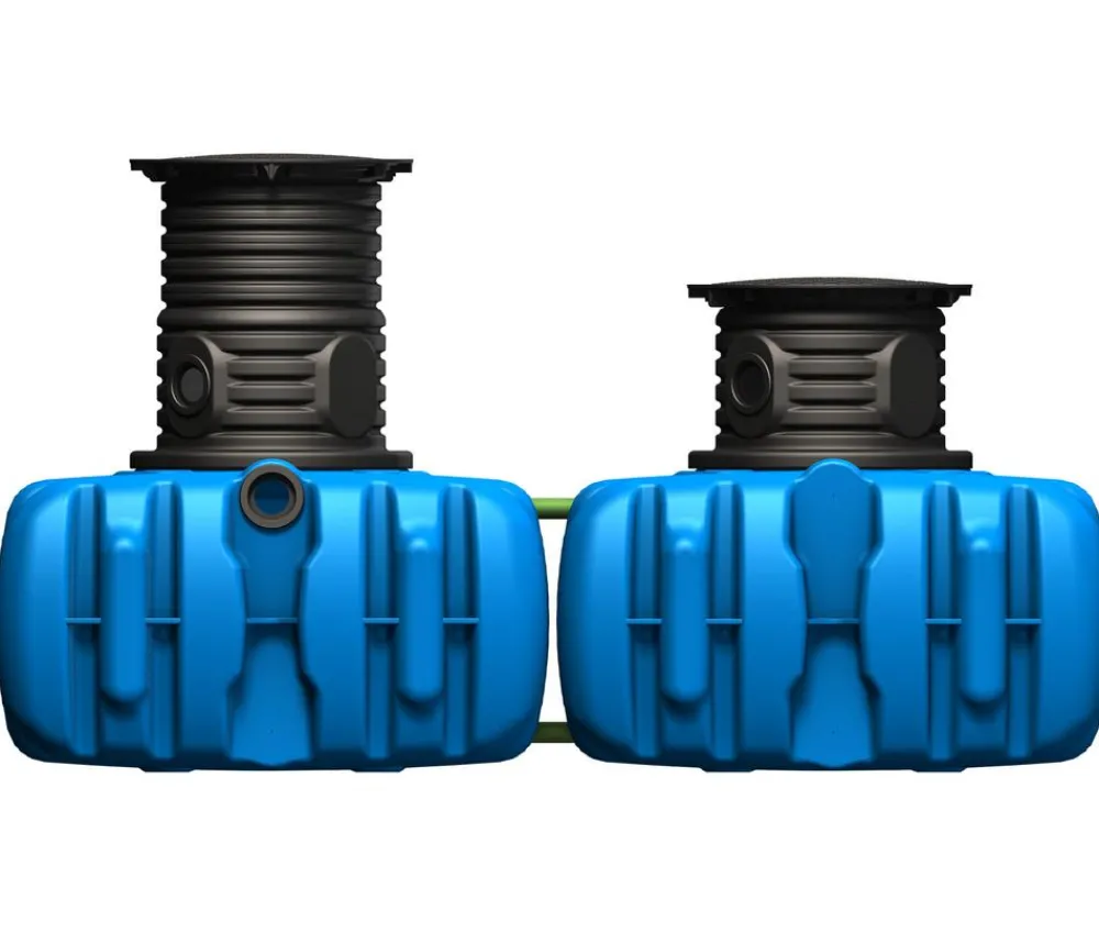 4rain Regentonnen & Zisternen - Flachtank Flat XL Garten-Comfort Blau