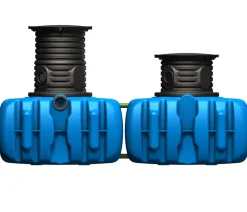 4rain Regentonnen & Zisternen > Flachtank-Paket Flat L Haus-Premium