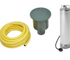 4rain Regentonnen & Zisternen > Flachtank-Paket Flat M Garten-Comfort