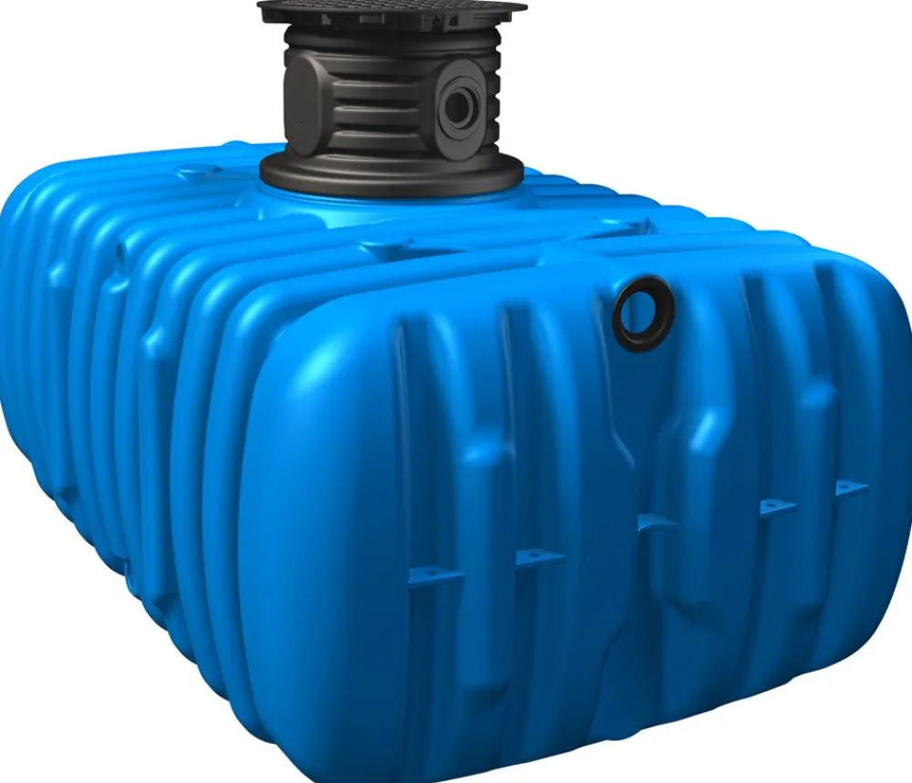 4rain Regentonnen & Zisternen > Flachtank-Paket Flat M Haus-Premium