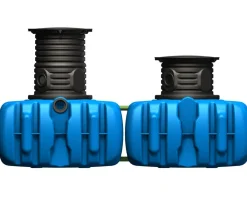 4rain Regentonnen & Zisternen > Flachtank-Paket Flat M Haus-Premium