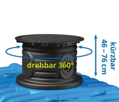 4rain Regentonnen & Zisternen > Flachtank-Paket Flat M Haus-Premium