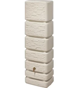 4rain Wandtank Slim Stone Decor, 350 l, ca. B60/H184/T39 cm Beige Sale