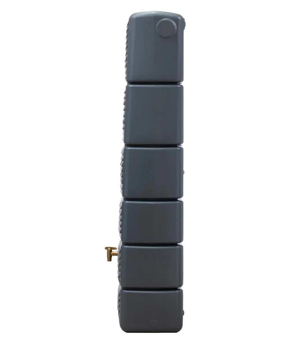 4rain Regentonnen & Zisternen > Wandtank Slim Wood Decor, 330 l