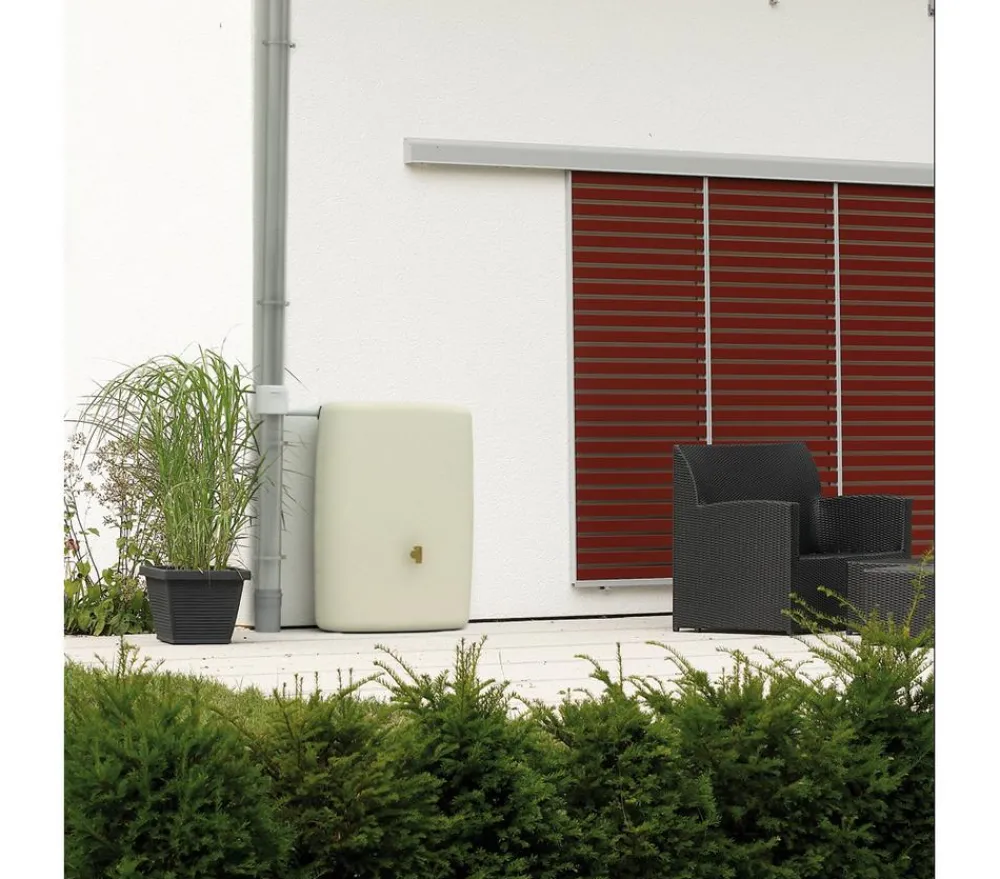 4rain Regentonnen & Zisternen - Wandtank Terra, 275 l Beige