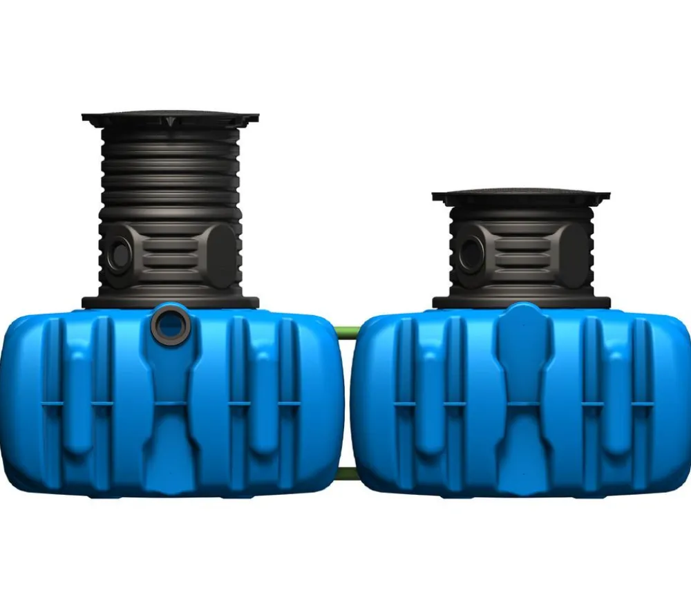 4rain Zisterne FLAT Flachtank inkl. Schachtverlängerung Blau Clearance