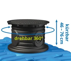 4rain Zisterne FLAT Flachtank-Paket Garten-Comfort, begehbar Blau Discount