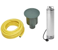 4rain Regentonnen & Zisternen - Zisterne FLAT Flachtank-Paket Garten-Comfort, begehbar Blau