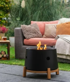 RedFire Feuerstelle Empress M, ca. Ø45/H50,8 cm Schwarz Hot