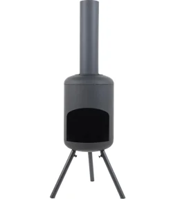 RedFire Feuerstelle Fuego Small, ca. Ø32/H117 cm Schwarz Clearance