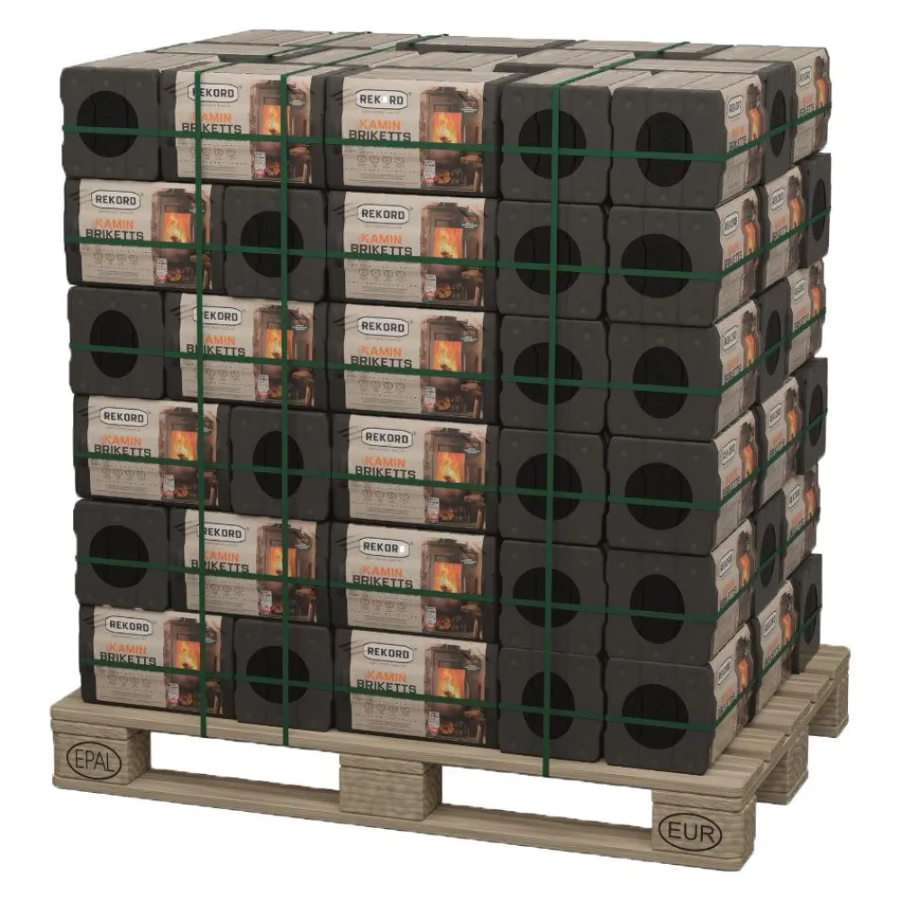 Rekord Brennstoffe - Braunkohlebriketts, 90 x 10 kg