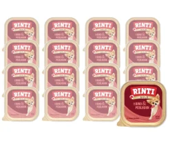 Rinti Nassfutter Hund - Gold Mini Nassfutter für Hunde, 16 x 100 g