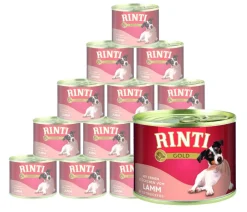 Rinti Nassfutter Hund - Gold Nassfutter für Hunde, 12 x 185 g