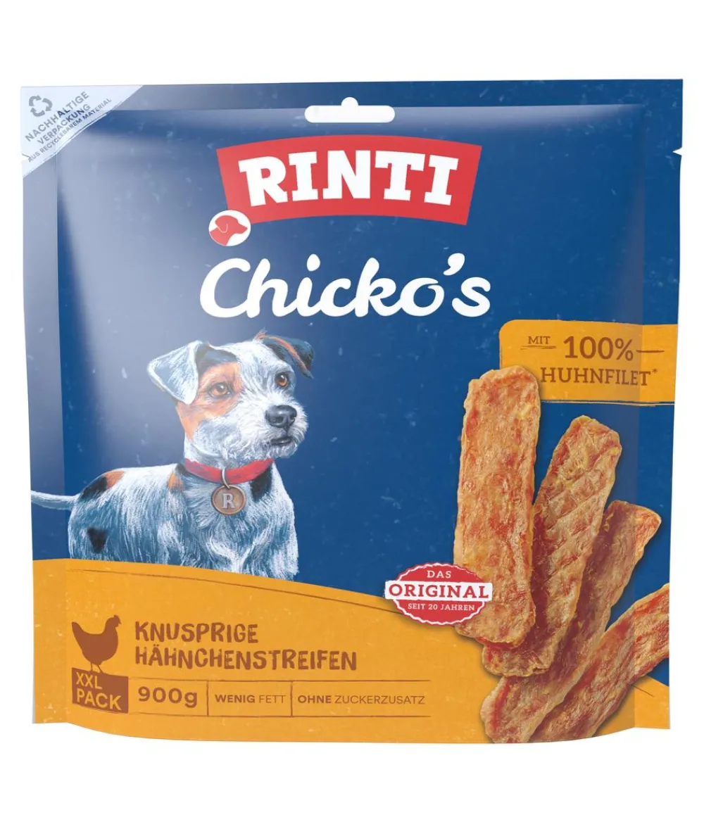 Rinti Hundesnack Chicko's Knusprige Hähnchenstreifen, 900 g Online