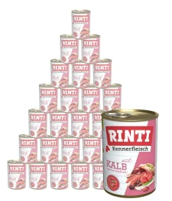 Rinti Nassfutter Hund > Kennerfleisch Nassfutter für Hunde, 24 x 400 g