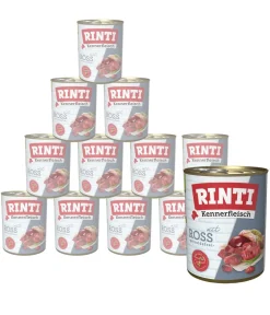 Rinti Nassfutter Hund > Kennerfleisch Nassfutter für Hunde, 12 x 800 g