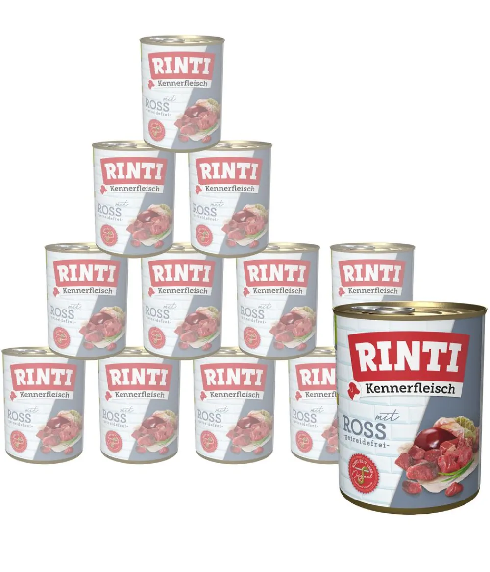 Rinti Nassfutter Hund > Kennerfleisch Nassfutter für Hunde, 12 x 800 g