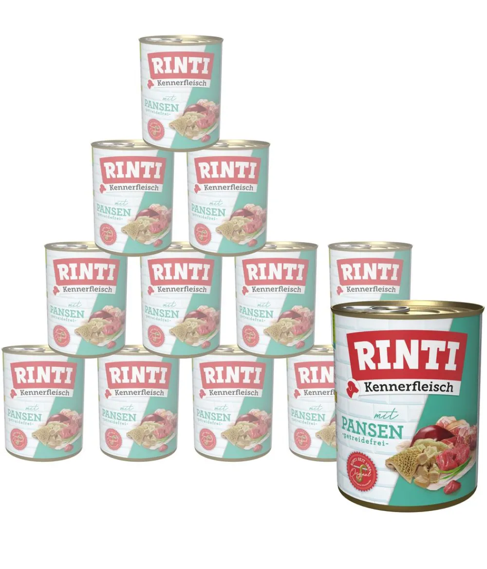 Rinti Nassfutter Hund > Kennerfleisch Nassfutter für Hunde, 12 x 800 g