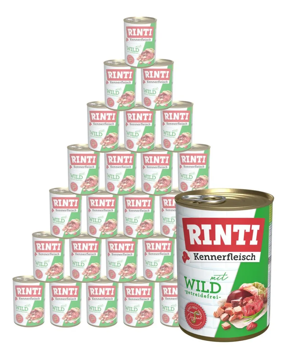 Rinti Nassfutter Hund > Kennerfleisch Nassfutter für Hunde, 12 x 800 g