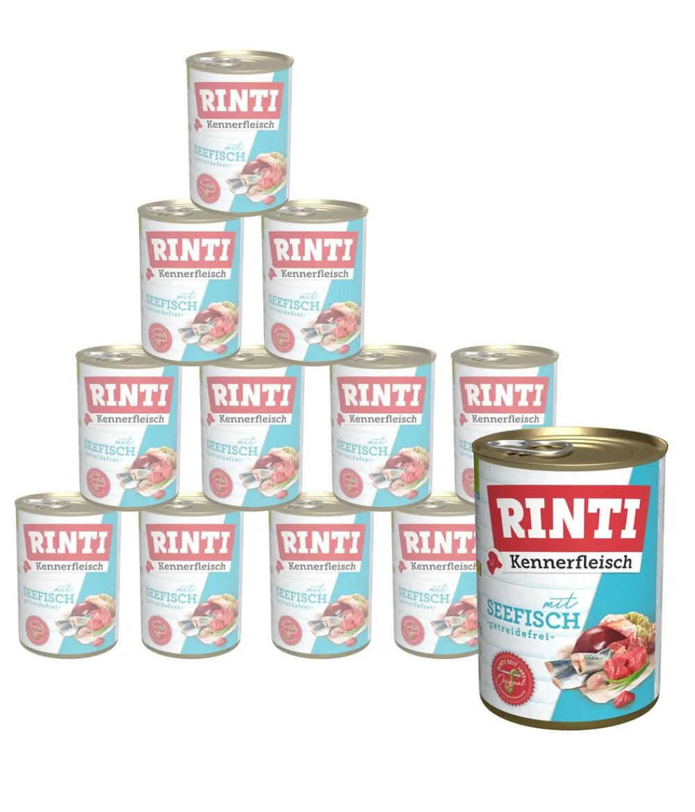 Rinti Kennerfleisch Nassfutter für Hunde, 12 x 400 g Outlet