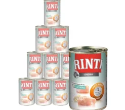 Rinti Nassfutter Hund - Sensible Nassfutter für Hunde, 12 x 400 g